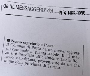 Scopri di più sull'articolo Nuovo segretario a Posta (Il Messaggero)
