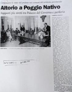 Scopri di più sull'articolo Altorio a Poggio Nativo (Il Tempo)