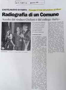 Scopri di più sull'articolo Radiografia di un Comune (Il Tempo)