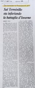 Scopri di più sull'articolo Sul Terminillo sta infuriando la battaglia d’Inverno (Il Tempo)