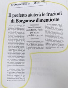 Scopri di più sull'articolo Il prefetto aiuterà le frazioni di Borgorose dimenticate (Il Messaggero)