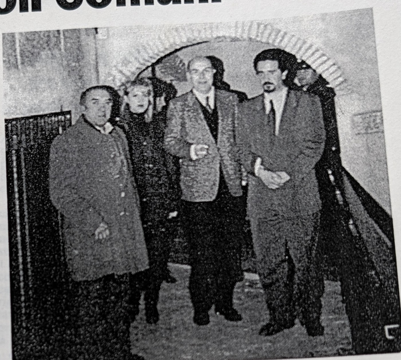 MONTASOLA — Il prefetto Altorio con il sindaco Domenico Leti e gli assessori Granati e Galli