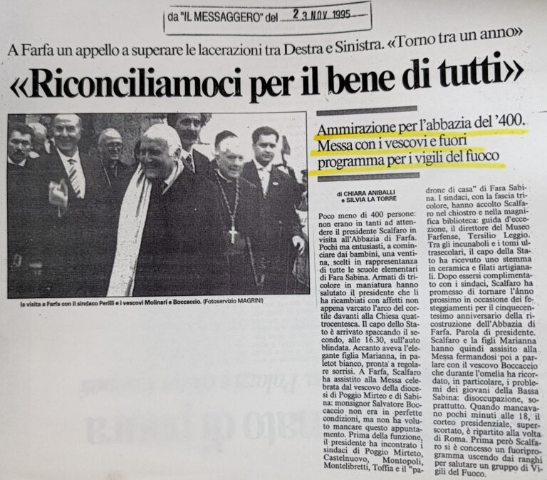 Scopri di più sull'articolo «Riconciliamoci per il bene di tutti» (Il Messaggero)