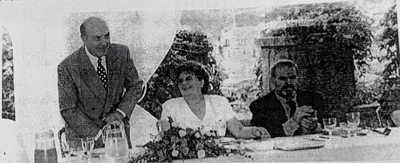 COMPLEANNO L'intervento del prefetto Altorio durante la festa per i 10 anni del Garden