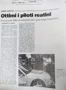 Scopri di più sull'articolo Ottimi i piloti reatini (Il Tempo)