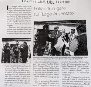 Scopri di più sull'articolo Poliziotti in gara sul “Lago Argentato” (Frontiera)