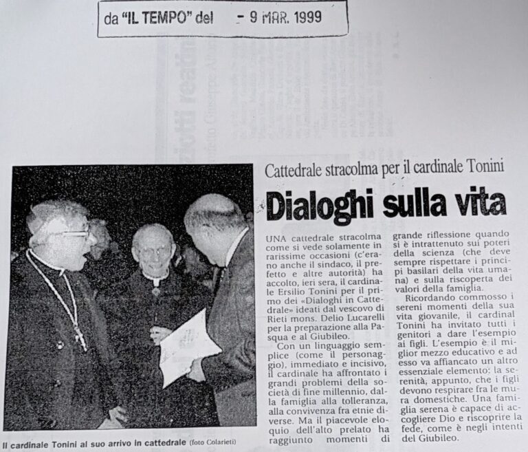 Scopri di più sull'articolo Dialoghi sulla vita (Il Tempo)