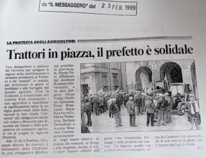 Scopri di più sull'articolo Trattori in piazza, il prefetto è solidale (Il Messaggero)