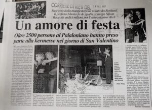 Scopri di più sull'articolo Un amore di festa (Corriere di Rieti)