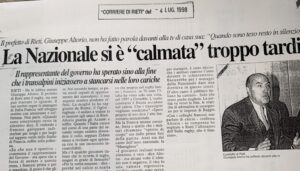 Scopri di più sull'articolo La Nazionale si è “calmata” troppo tardi (Corriere di Rieti)