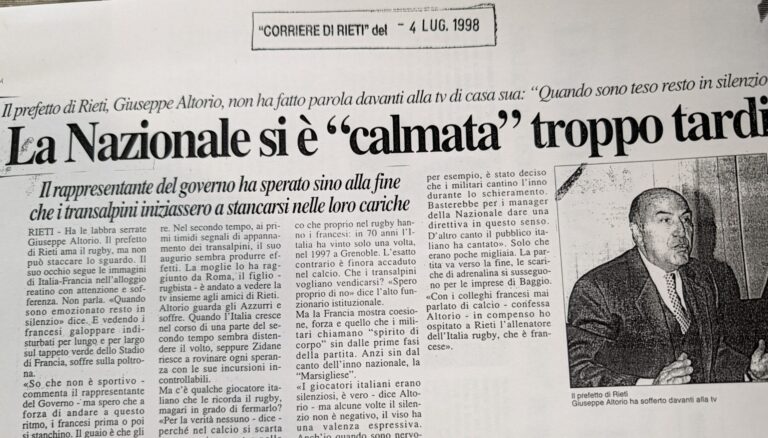 Scopri di più sull'articolo La Nazionale si è “calmata” troppo tardi (Corriere di Rieti)