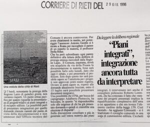 Scopri di più sull'articolo «Piani integrati», integrazione ancora tutta da interpretare (Corriere di Rieti)