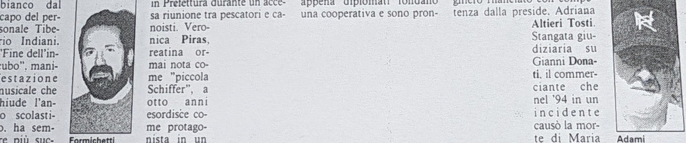 Ritratti di Gianfranco Formichetti e Siro Adami